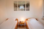 Schlafzimmer - Ferienhaus  Kiebitzmoor 7 - Top-Hundeurlaub
