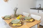 Küche / Küchenzeile - Appartement  Cappel Whg. 8 - Top-Hundeurlaub