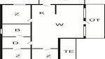 FloorPlan - Ferienhaus für 5 Personen (70 m²) in Blokhus - Top-Hundeurlaub