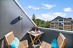 Balkon - Ferienwohnung TheViewA13 Küstenkoje Dagebüll - Top-Hundeurlaub