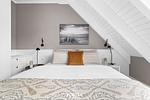Schlafzimmer - Ferienwohnung TheViewA13 Küstenkoje Dagebüll - Top-Hundeurlaub