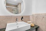 Badezimmer - Ferienwohnung TheViewA13 Küstenkoje Dagebüll - Top-Hundeurlaub
