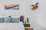 Schlafzimmer - Ferienwohnung TheViewA13 Küstenkoje Dagebüll - Top-Hundeurlaub