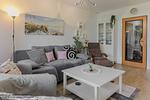 Wohnzimmer - FeWo Die Muschel - Schillig - Top-Hundeurlaub