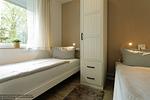 Schlafzimmer - FeWo Die Muschel - Schillig - Top-Hundeurlaub