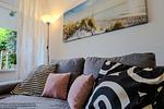 Wohnzimmer - FeWo Die Muschel - Schillig - Top-Hundeurlaub
