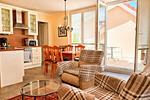 Wohnzimmer - Uns Strandhus Whg. Captains Lounge - Top-Hundeurlaub