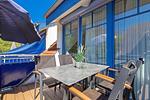 Balkon mit Gartenmöbeln - Wohnung 05-6 - Top-Hundeurlaub
