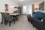 Wohn-Essbereich mit Couch - Seehof 214 - Top-Hundeurlaub