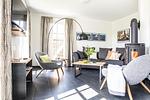 Wohnzimmer - Ferienhaus Schilfrohrsänger 26 - Top-Hundeurlaub