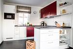 Küche / Küchenzeile - Ferienhaus Schilfrohrsänger 26 - Top-Hundeurlaub