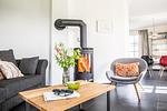 Kamin-/Ofen - Ferienhaus Schilfrohrsänger 26 - Top-Hundeurlaub