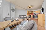 Wohnzimmer - Ferienwohnung Küstenseeschwalbe 5211 Marina Wendtorf - Top-Hundeurlaub