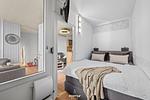 Schlafzimmer - Ferienwohnung Küstenseeschwalbe 5211 Marina Wendtorf - Top-Hundeurlaub
