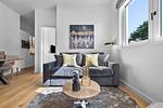 Wohnzimmer - Ferienwohnung Sölring Hideaway Westerland auf Sylt - Top-Hundeurlaub