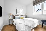 Schlafzimmer - Ferienwohnung Sölring Hideaway Westerland auf Sylt - Top-Hundeurlaub