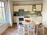 Küche / Küchenzeile - Haus Peildeck Wohnung Erdgeschoss - Top-Hundeurlaub