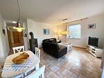 Wohnzimmer - Haus Peildeck Wohnung Erdgeschoss - Top-Hundeurlaub