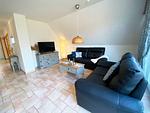 Wohnzimmer - Haus Peildeck Wohnung Obergeshoss - Top-Hundeurlaub