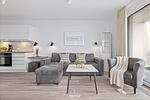 Wohnzimmer - Ferienwohnung "Lieblingsplatz" Marina Wendtorf - Top-Hundeurlaub