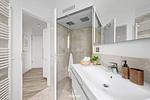 Badezimmer - Ferienwohnung "Lieblingsplatz" Marina Wendtorf - Top-Hundeurlaub