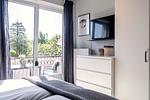 Schlafzimmer - Appartement Küstenloft-SPO - Top-Hundeurlaub
