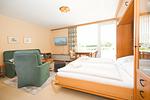Wohnzimmer - Ferienwohnung Glück - Top-Hundeurlaub