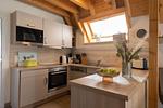 Küche / Küchenzeile - Ferienhaus "Julia" Mellumplate 64 - Top-Hundeurlaub