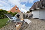Terrasse - Ferienhaus "Julia" Mellumplate 64 - Top-Hundeurlaub