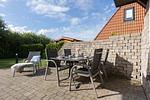 Terrasse - Ferienhaus "Julia" Mellumplate 64 - Top-Hundeurlaub