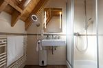 Badezimmer - Ferienhaus "Julia" Mellumplate 64 - Top-Hundeurlaub