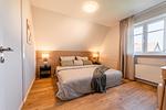 Schlafzimmer - Ferienwohnung | Nordseeperle | Pellworm - Top-Hundeurlaub