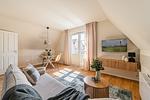 Wohnzimmer - Ferienwohnung | Nordseeperle | Pellworm - Top-Hundeurlaub