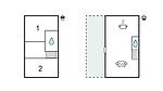 floor-plan - Ferienhaus für 4 Personen (60 m²) in Rospez - Top-Hundeurlaub