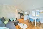 Wohnzimmer - Ferienhaus  54 Grad Nord (19) - Top-Hundeurlaub