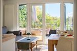 Wohnzimmer - Ferienhaus Seabreeze (115) mit Zaun - Top-Hundeurlaub