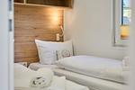Schlafzimmer - Ferienhaus Seabreeze (115) mit Zaun - Top-Hundeurlaub