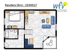 Grundriss - Ferienwohnung 17 - Top-Hundeurlaub