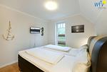 Schlafzimmer - Ferienwohnung Strandgut - Top-Hundeurlaub