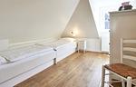 Die Betten im dritten Schlafzimmer sind jeweils 80 cm breit. - Green Garden Wohnung 2 - Top-Hundeurlaub