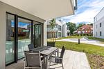 Terrasse in Süd-Ost Lage - Aparthotel Ostseeallee 2-08 - Top-Hundeurlaub