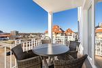 Balkon mit Gartenmöbeln - Apartmentanlage Meerblickvilla 3-32 - Top-Hundeurlaub