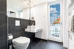 Badezimmer mit Austritt - Apartmentanlage Meerblickvilla 3-32 - Top-Hundeurlaub
