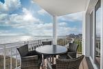 Balkon mit Blick auf die Ostsee - Apartmentanlage Meerblickvilla 3-36 - Top-Hundeurlaub