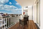Balkon mit Bestuhlung - Apartmentanlage Meerblickvilla 3-36 - Top-Hundeurlaub