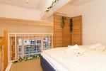 Schlafzimmer mit Doppelbett - Meeresblick 026 - Top-Hundeurlaub