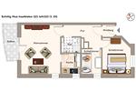 Grundriss (Angaben ohne Gewähr) - Hus Inselkieker 323 - Top-Hundeurlaub