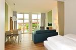 Wohn/ Essbereich - Aparthotel Anna Düne 0-02 - Top-Hundeurlaub