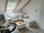 Wohnzimmer - Ferienhaus Huus an´t Diek - Top-Hundeurlaub