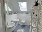 Badezimmer - Ferienhaus Huus an´t Diek - Top-Hundeurlaub